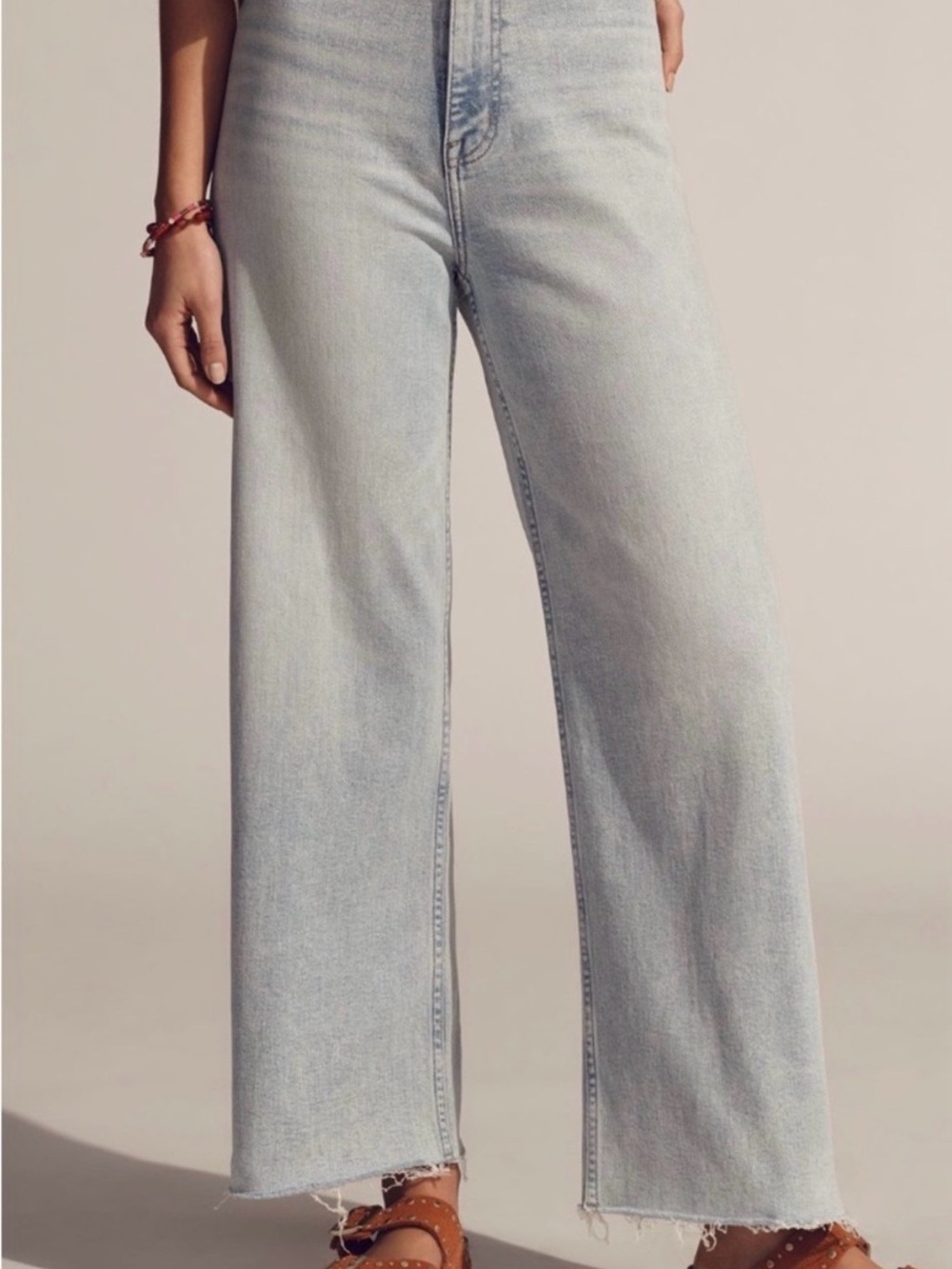 pistola Light Blue High-Rise Wide Leg Jeans - Picture 7 of 10